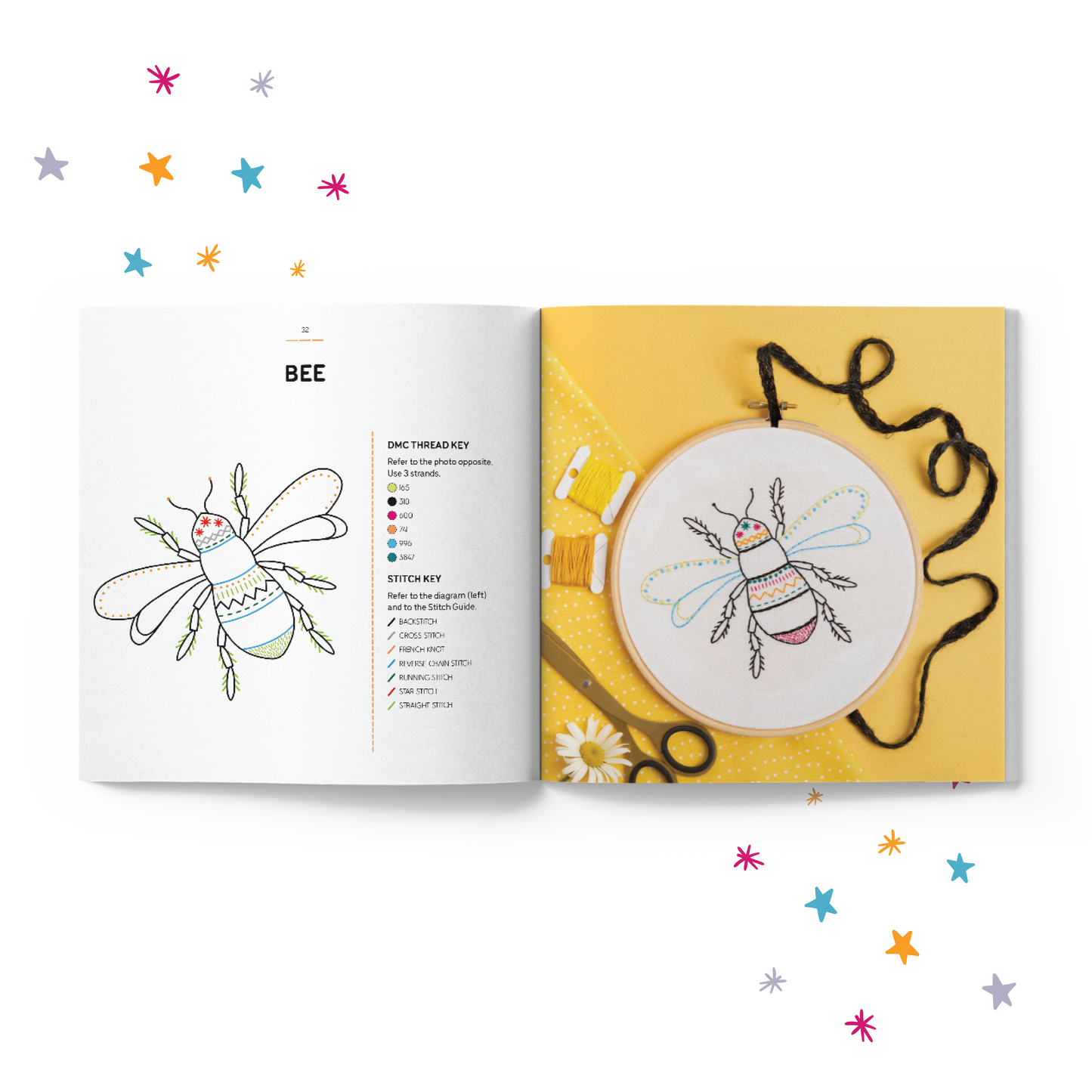 'Embroidery Made Easy : Awesome Animals' Pattern Book