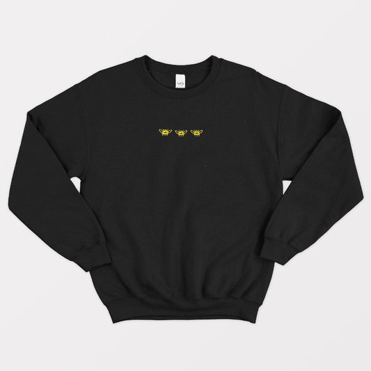 Bumble Bees Embroidered Sweatshirt (Unisex)