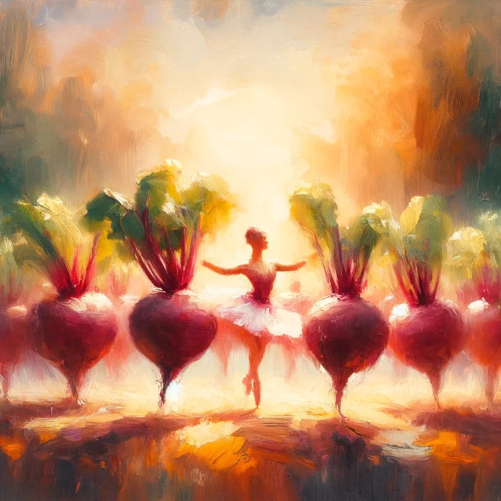Beetroot Ballet Bliss Canvas