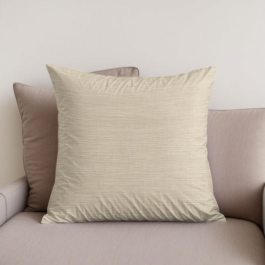 Beige Cotton Cushion