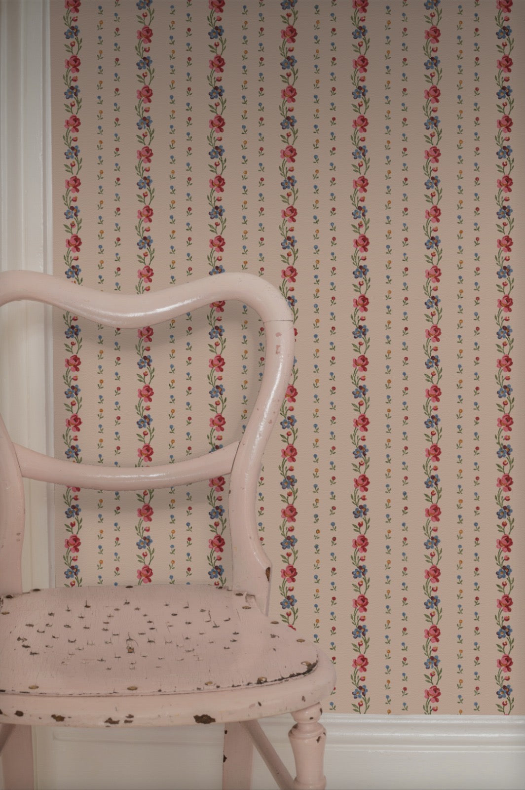 Belle Buds - Blush - Wallpaper