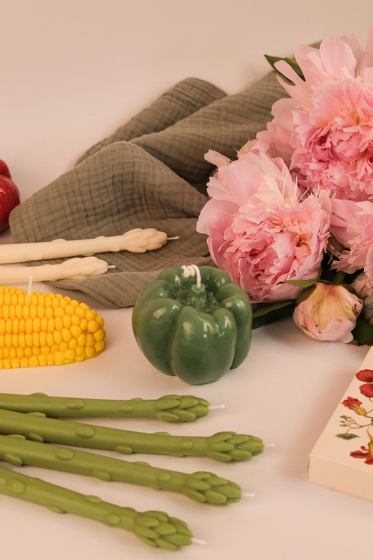 Bell Pepper Shaped Candle