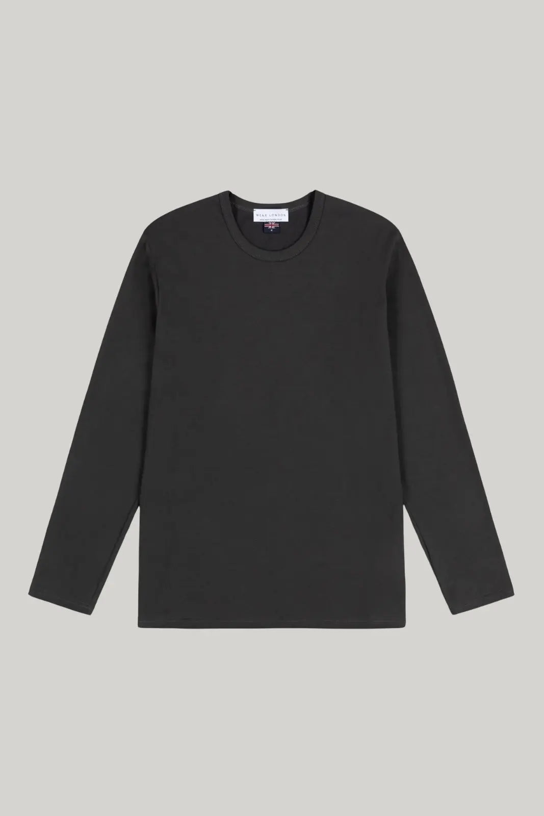 Bevis Long Sleeve Cotton T-shirt - Grey