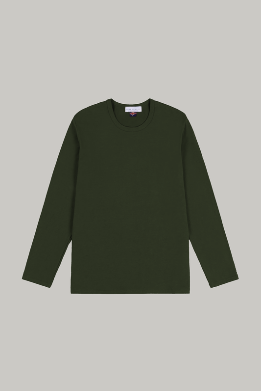 Bevis Long Sleeve Cotton T-shirt - Bottle