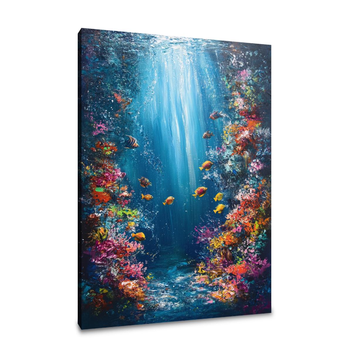 Vibrant Reefs Canvas
