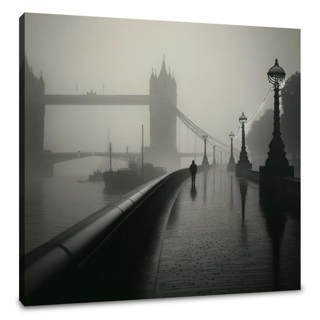 Fogbound Mornings Canvas