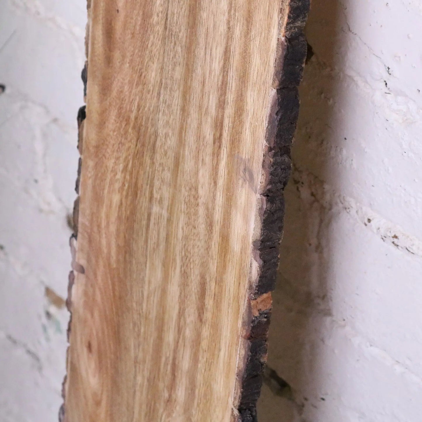 Bhimra Wooden Long Serving Board 101cm Bark Edge