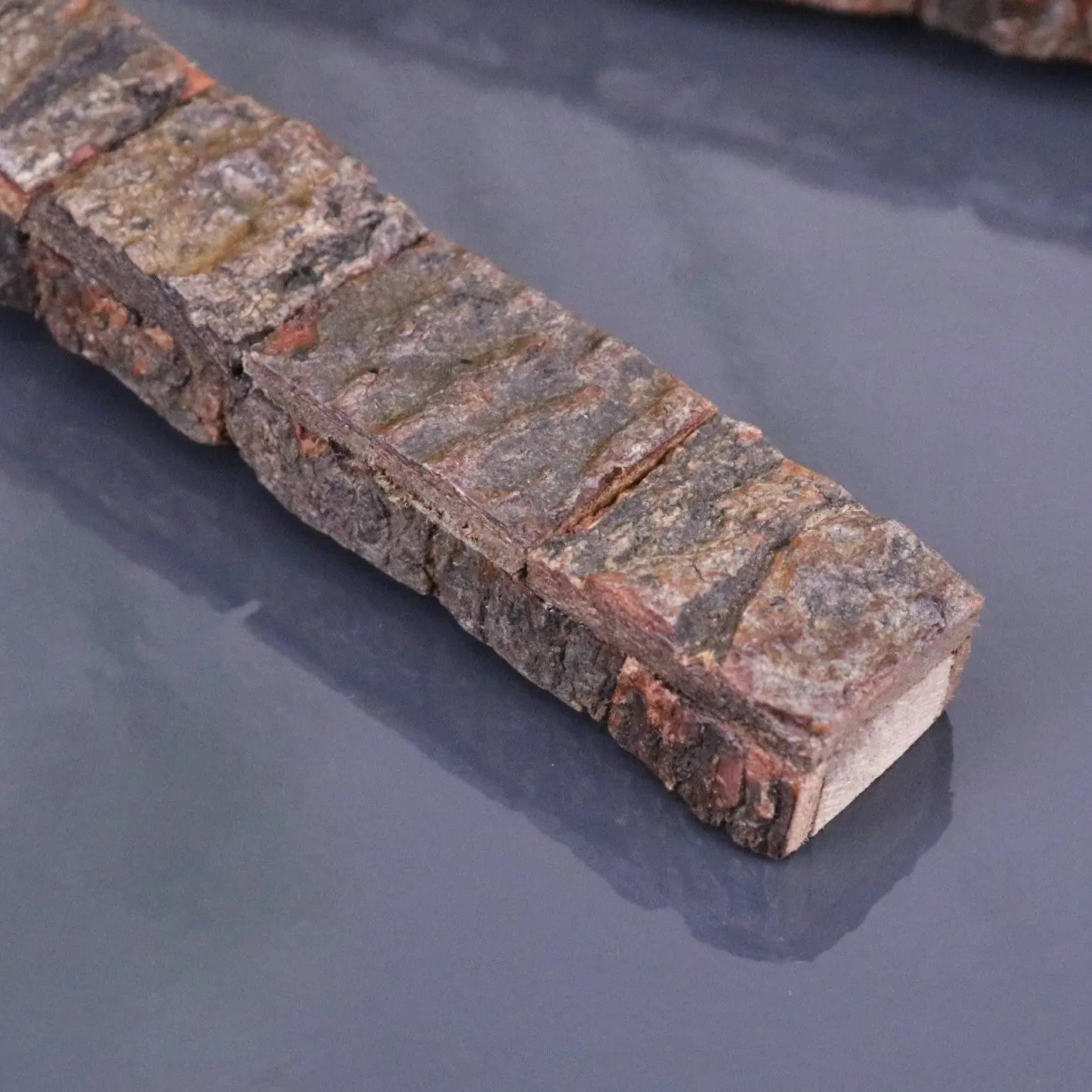 Bhimra Wooden Salad Servers Bark Handle