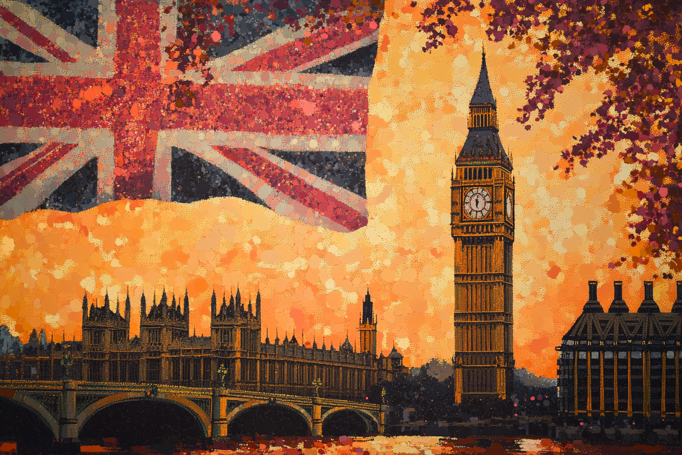 Big Ben Sunset Canvas