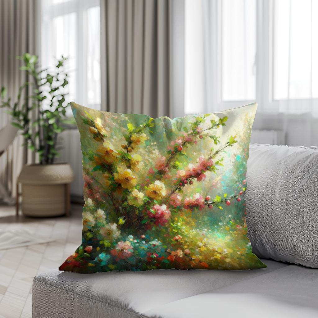 Spring Awakening Cotton Cushion