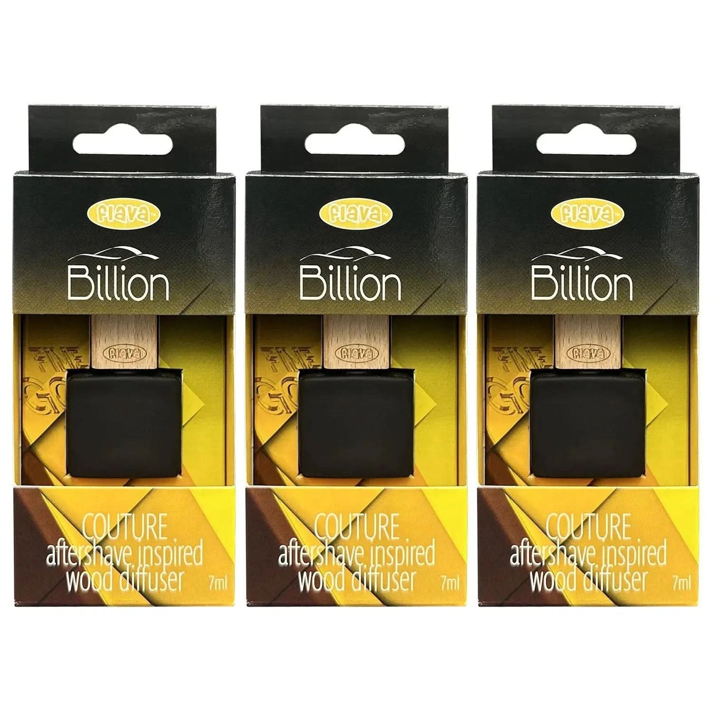 Flava Couture Wood Car Air Freshener - Billion