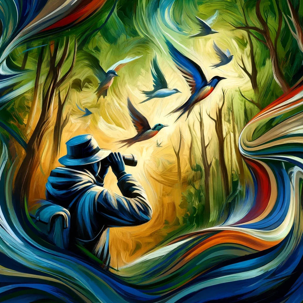 Birdwatcher's Delight Canvas