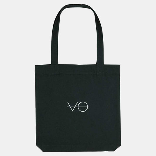 Black Organic Tote Bag, Vegan Gift