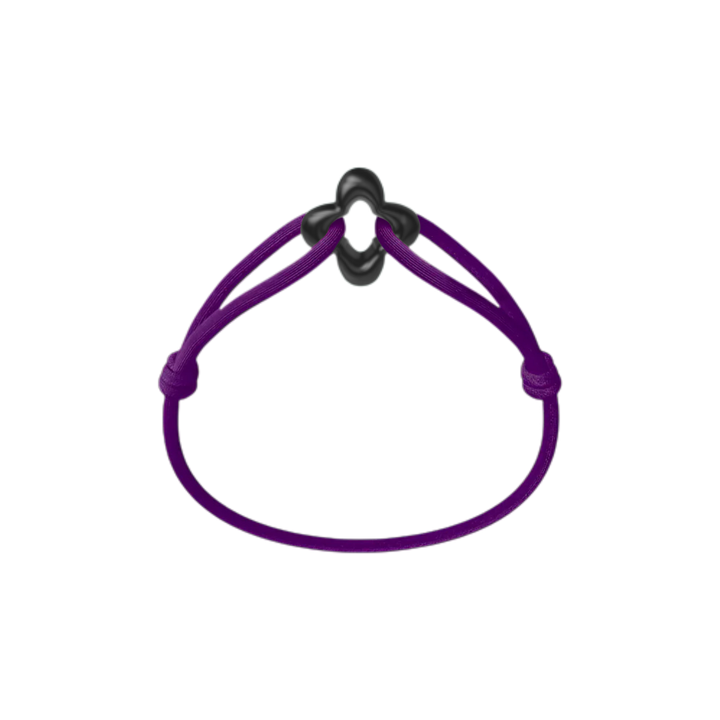 Black Clover Cord Bracelet