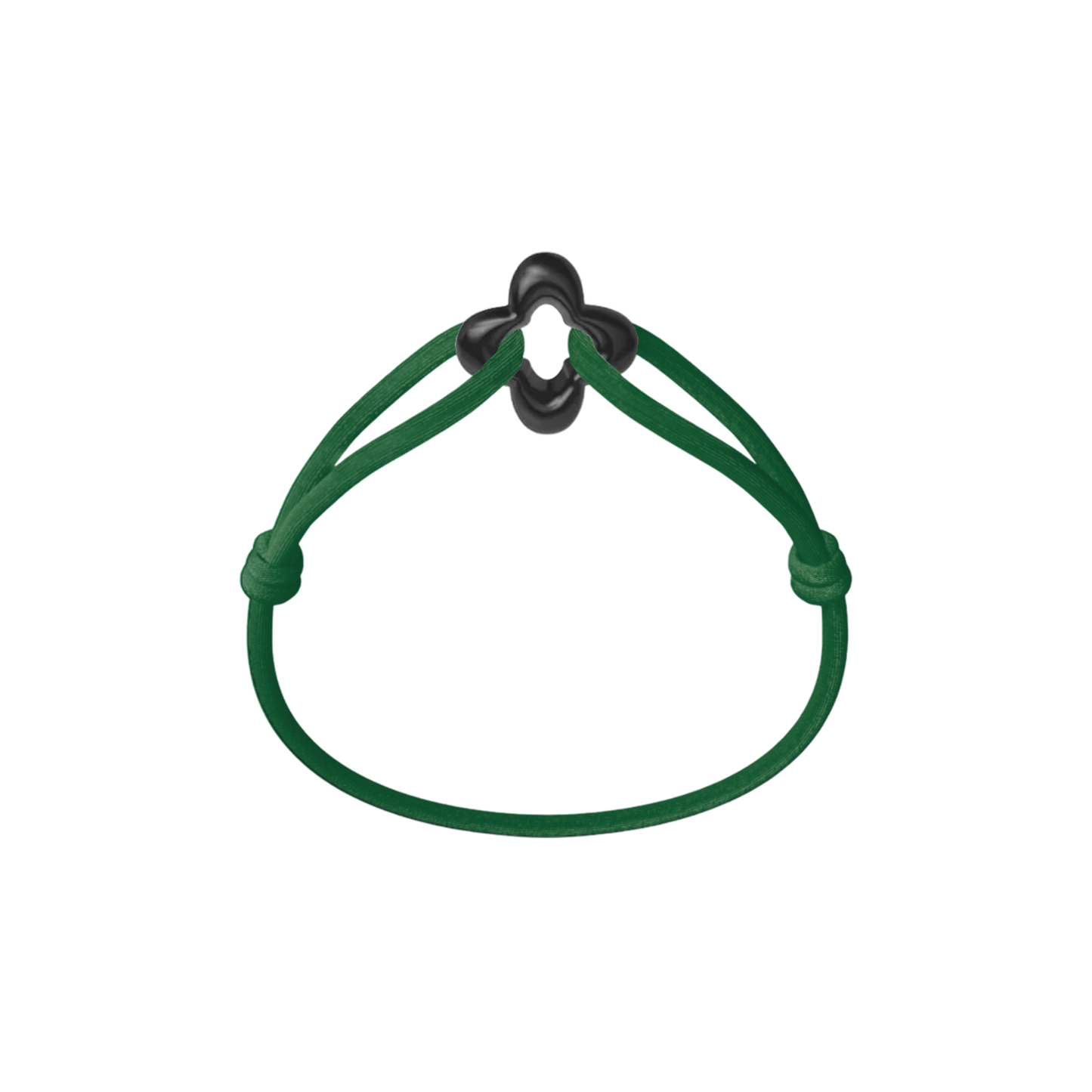Black Clover Cord Bracelet