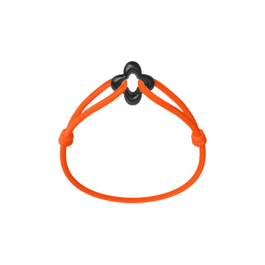 Black Clover Cord Bracelet