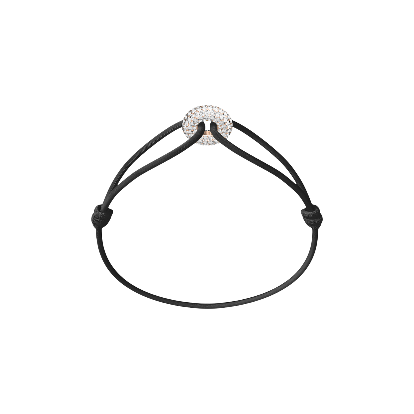 Mini Rose Soho Pavé Cord Bracelet