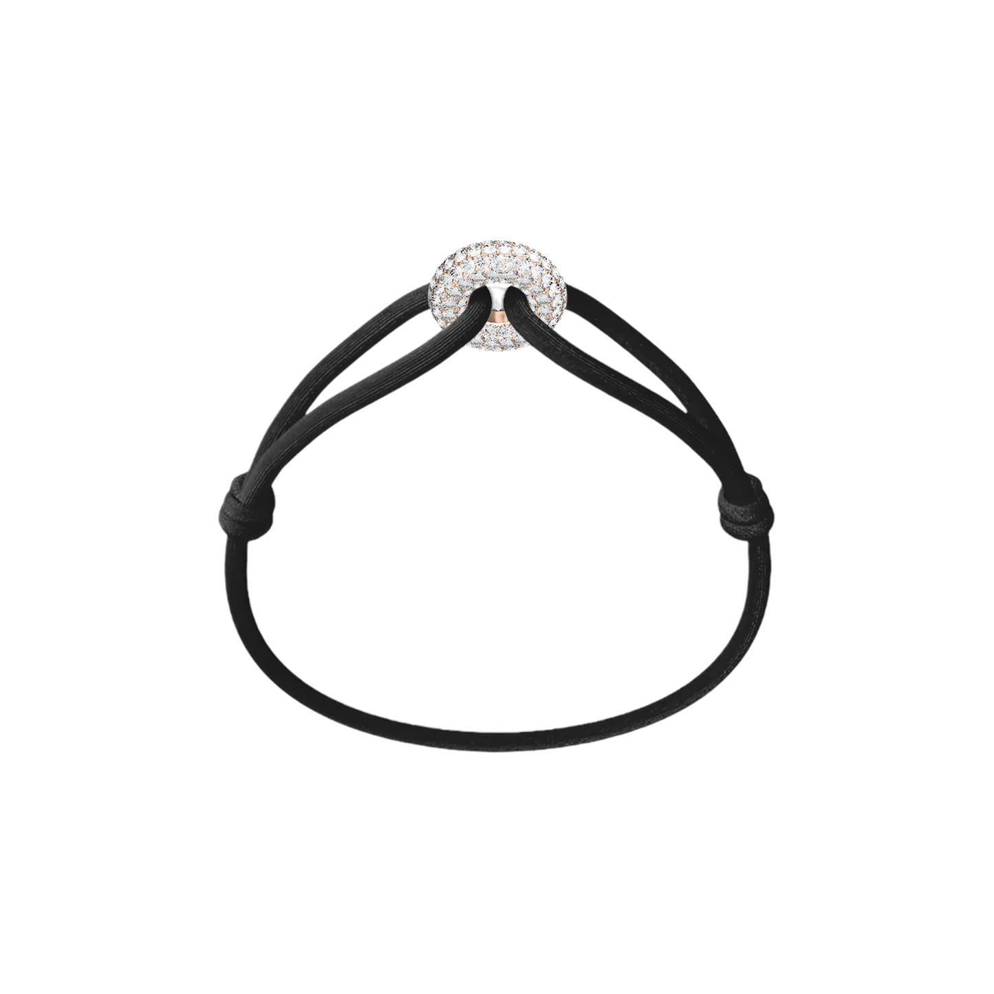 Rose Soho Pavé Cord Bracelet