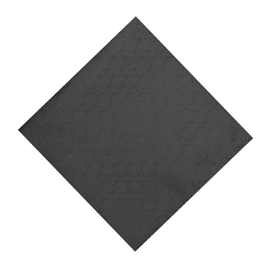 Black Noir Textured Pocket Square