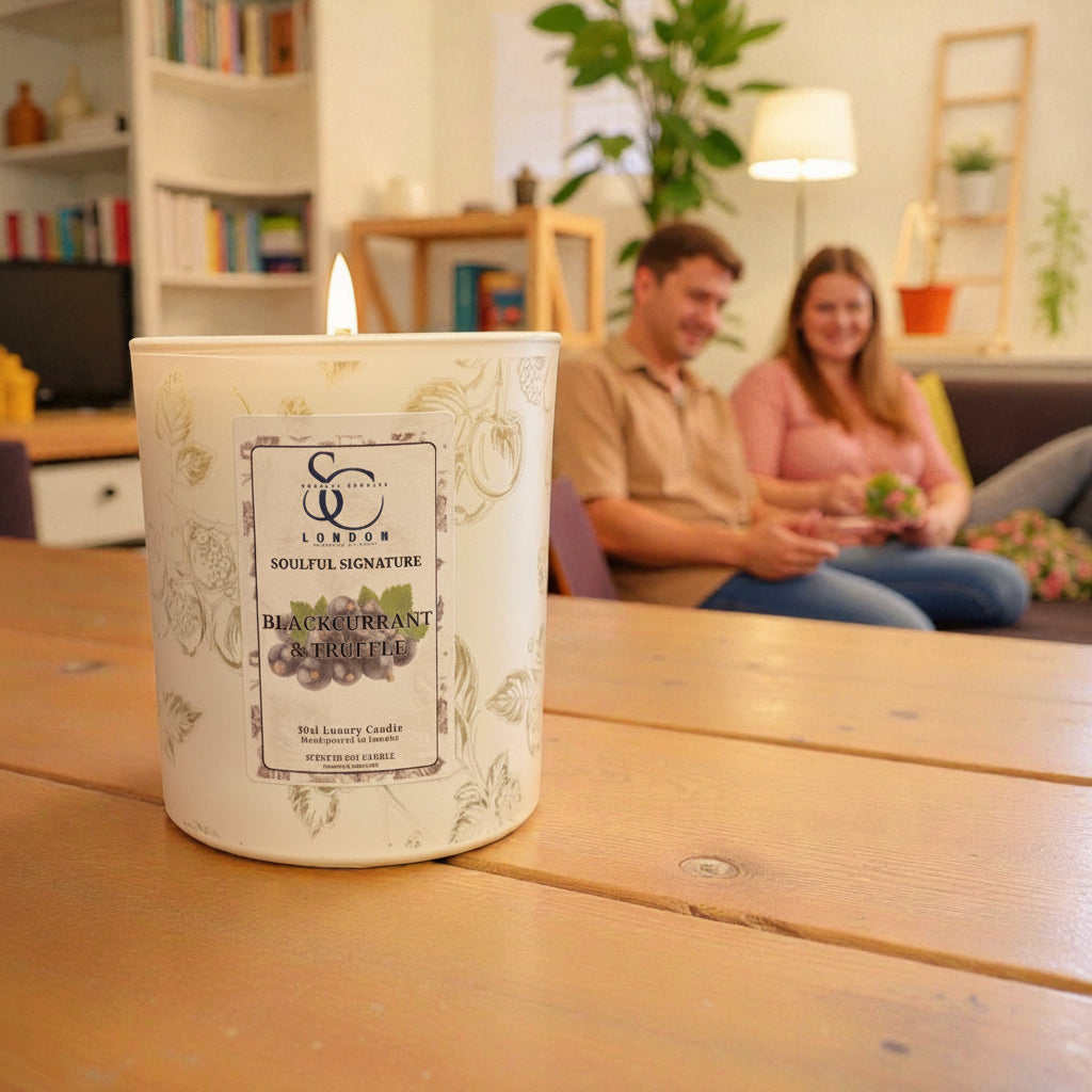 Blackcurrant & Truffle – Luxury Soy Candle (30cl)