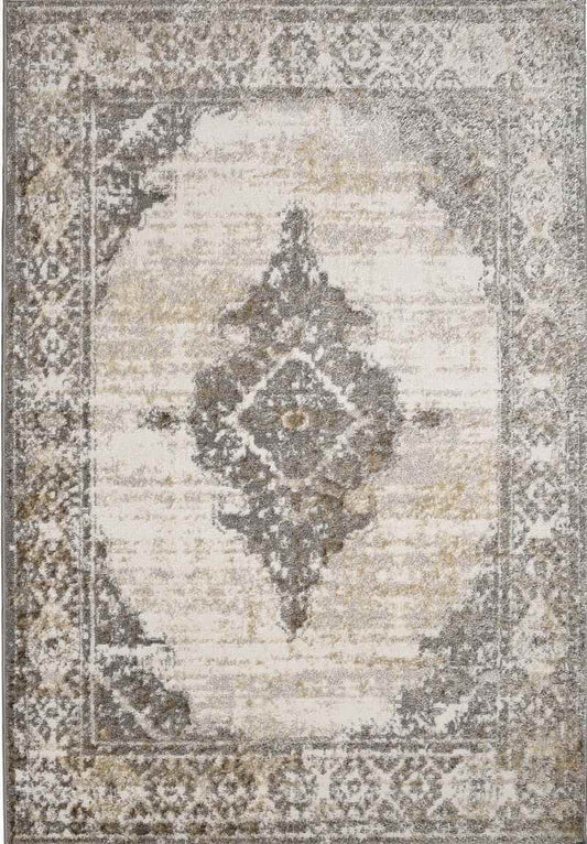 Cadiz Natural Traditional Rug – Soft Vintage