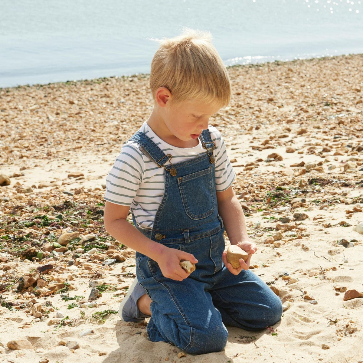 Blue Breton Stripe Summer T-Shirt