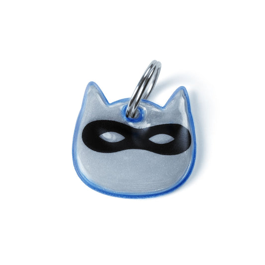 KITTYRAMA BLUE NINJA CAT CHARM – Reflective, Safe, High Visibility