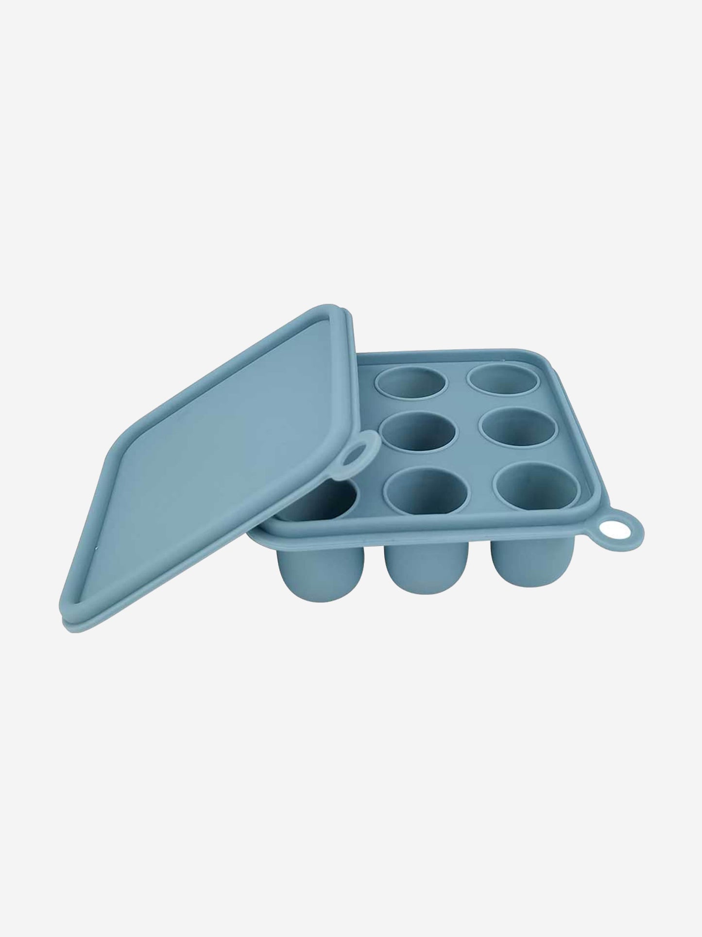 Bloom Bambini Silicone Baby Freezer Cube Trays with Cover in Blue