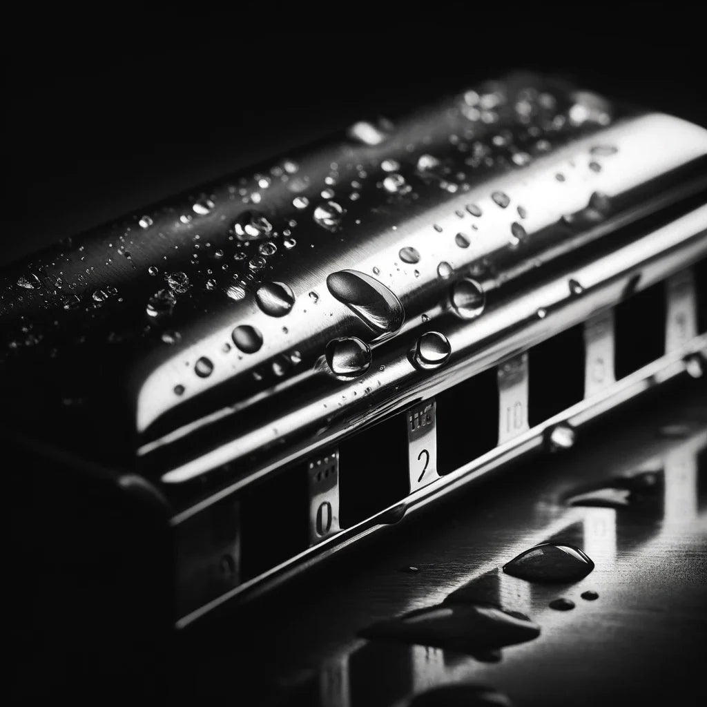 Blues Droplets Canvas