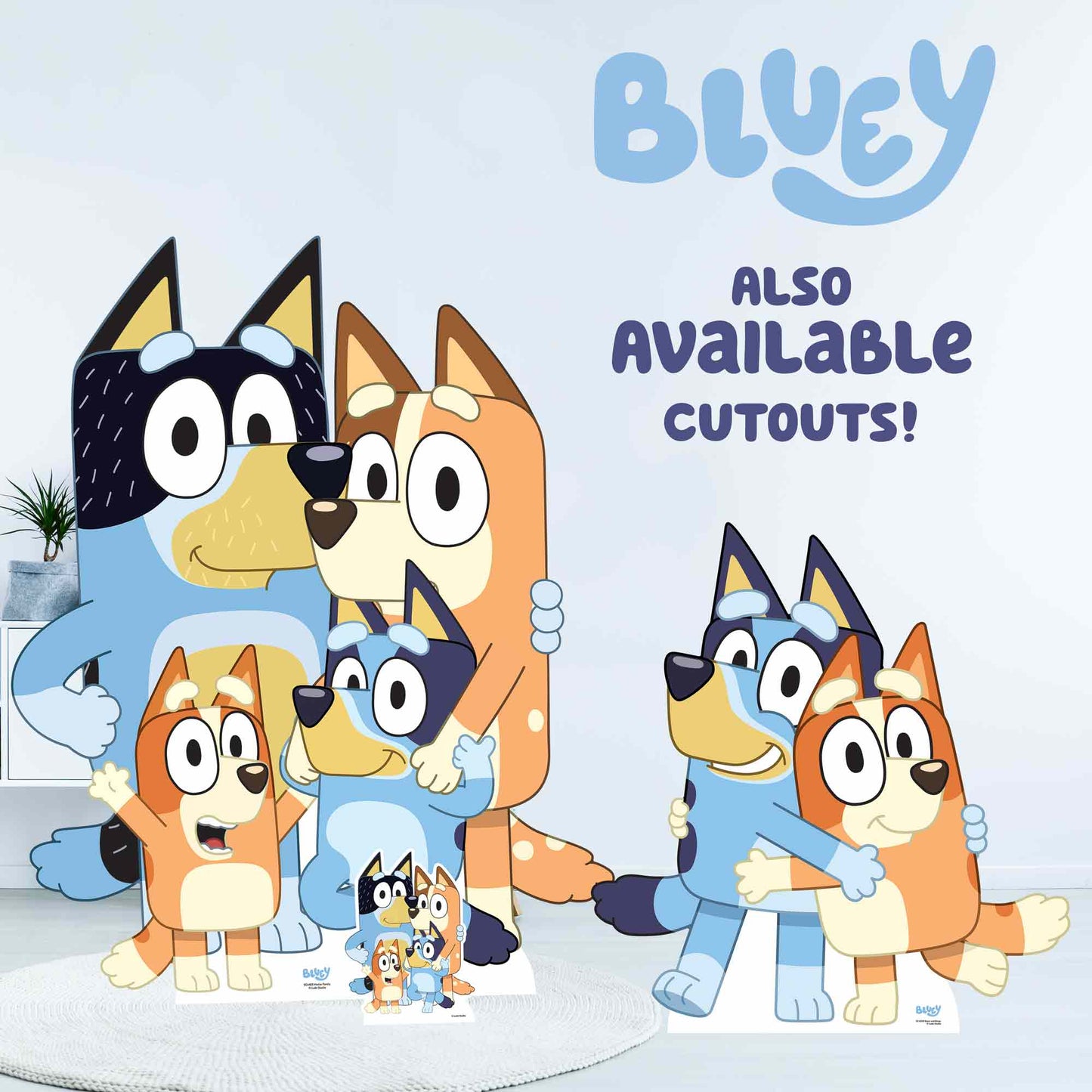 SC4465 Heeler Family Cardboard Cut Out Height 117cm
