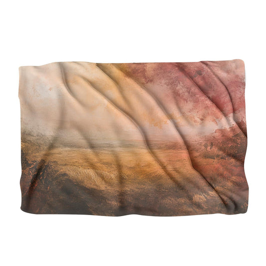 Harvest Field Sunset Blanket