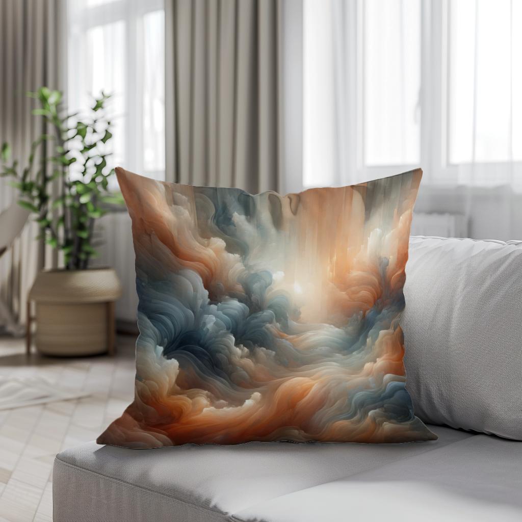 Serene Whispers Cotton Cushion