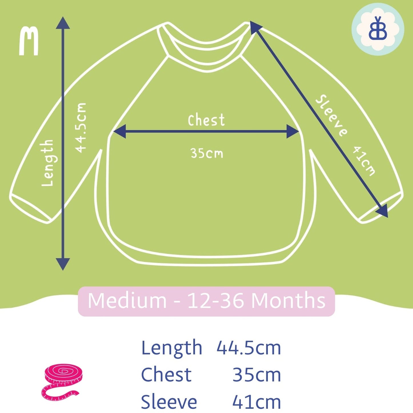 Long Sleeved Baby Bib - Digger Land Print