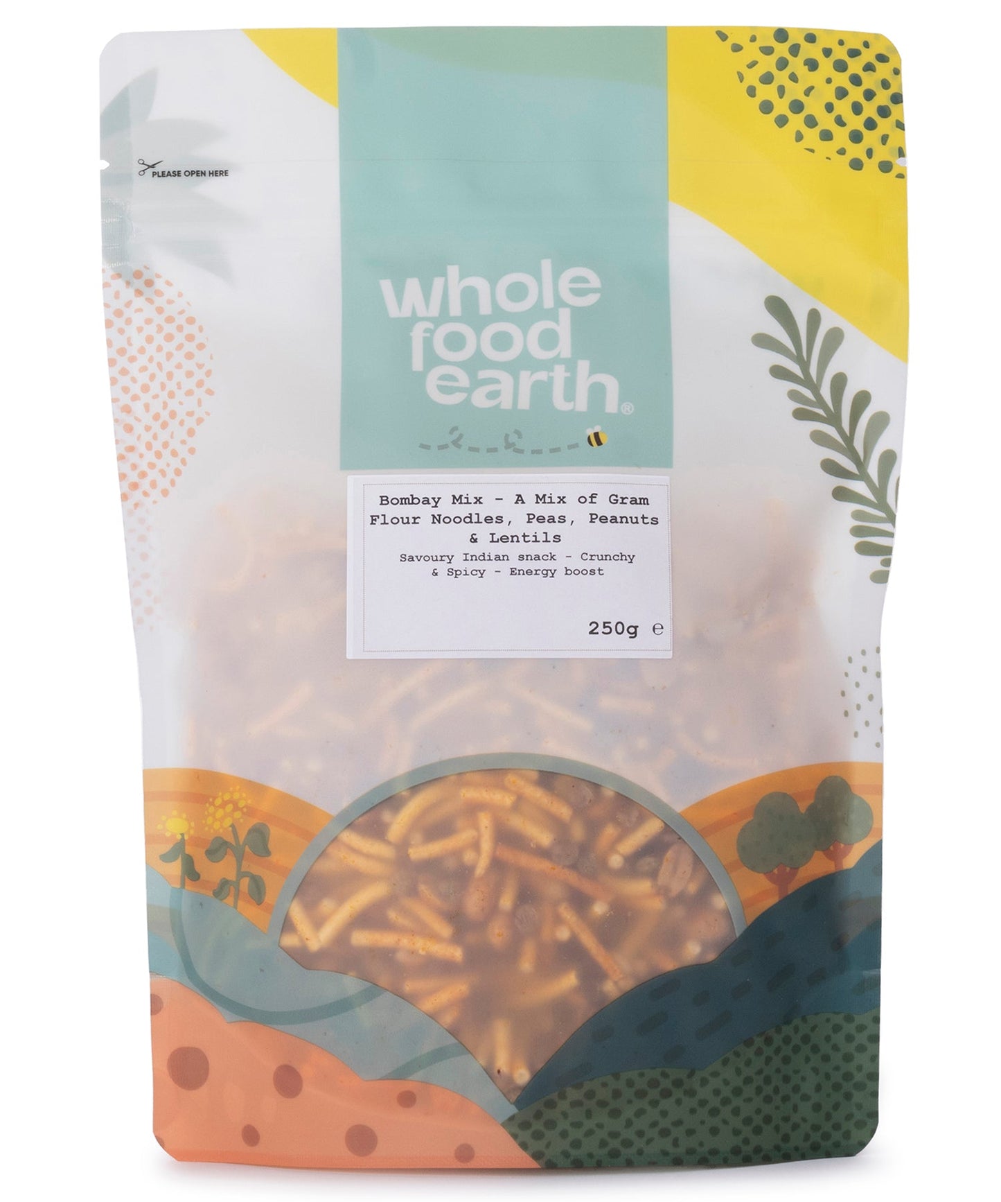 Bombay Mix - A Mix of Gram Flour Noodles, Peas, Peanuts & Lentils