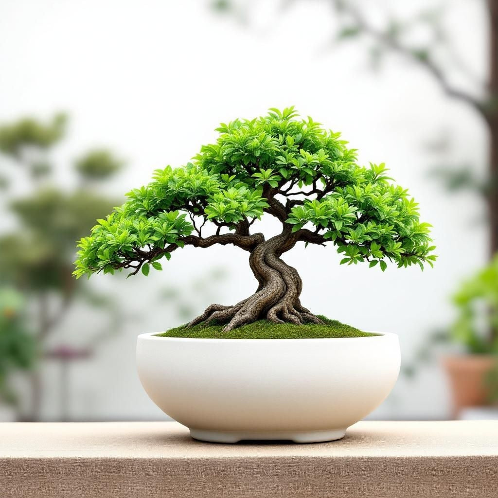 3D Printed Minimalist Bonsai Pot – Curved Planter