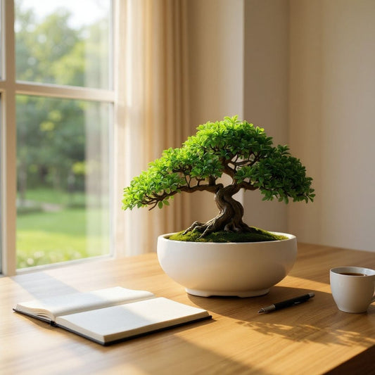 3D Printed Minimalist Bonsai Pot – Curved Planter