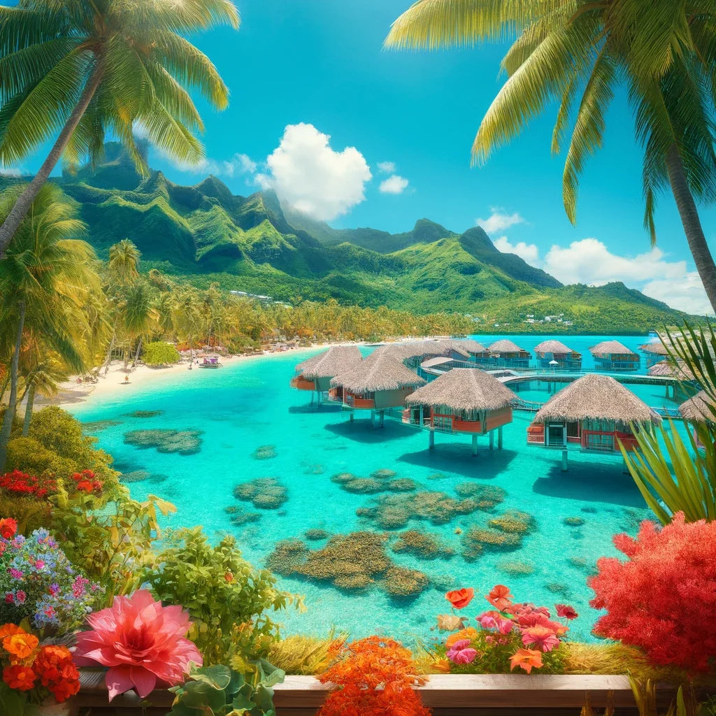 Bora Bora Paradise Canvas
