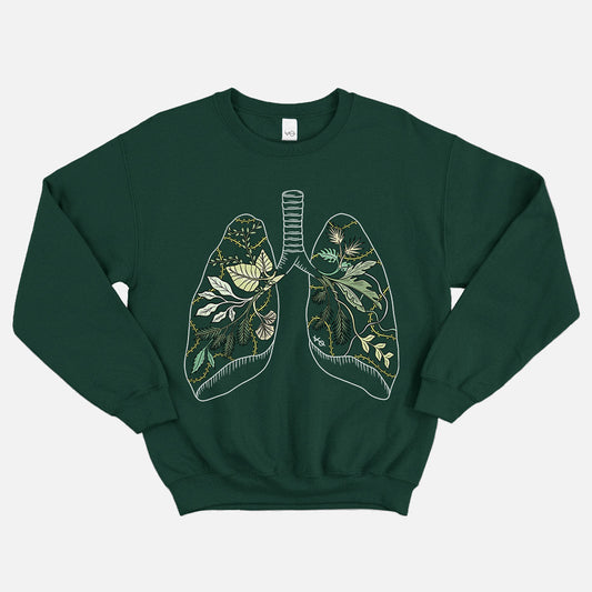 Botanatomy Lungs Sweatshirt (Unisex)