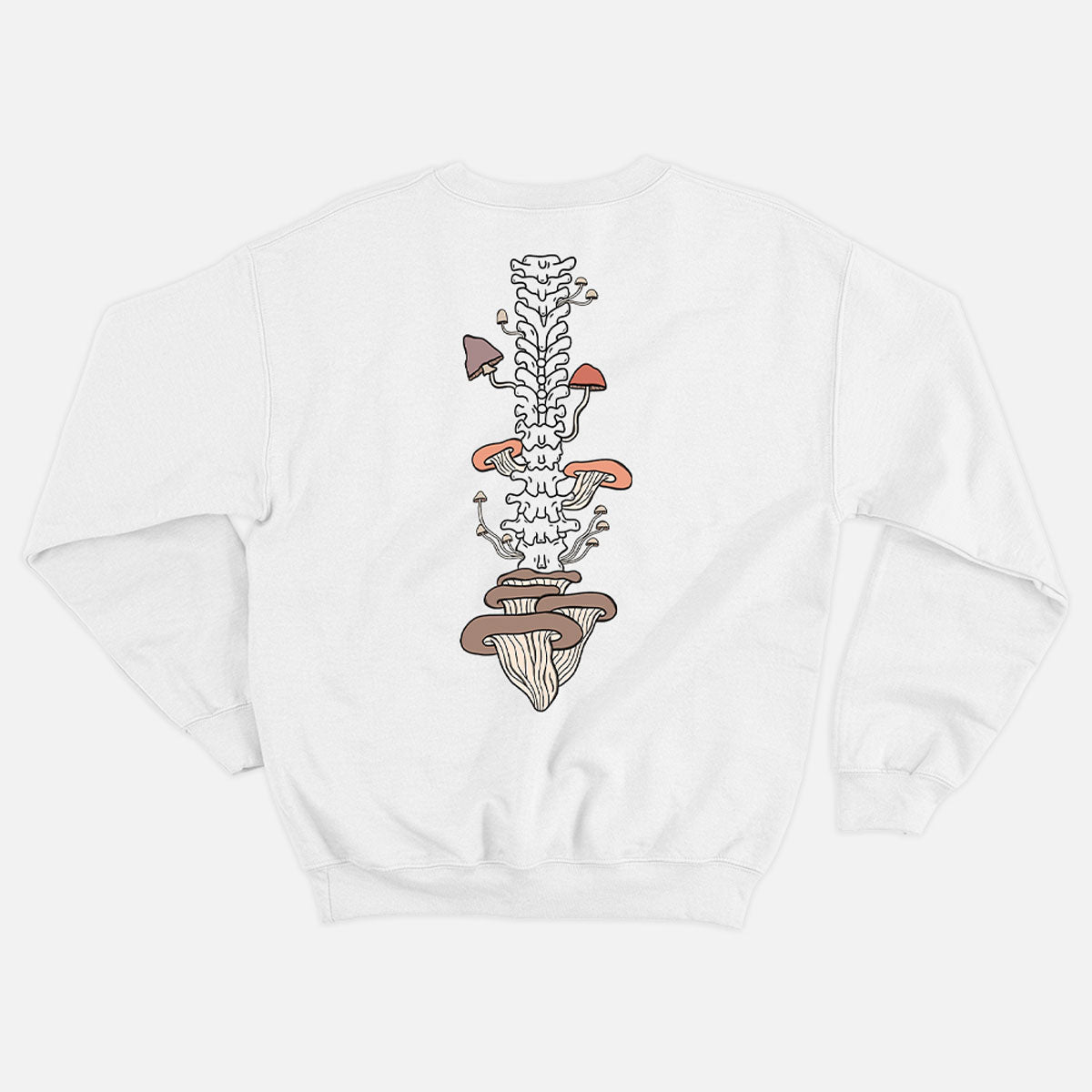 Botanatomy Spine Back Print Sweatshirt (Unisex)