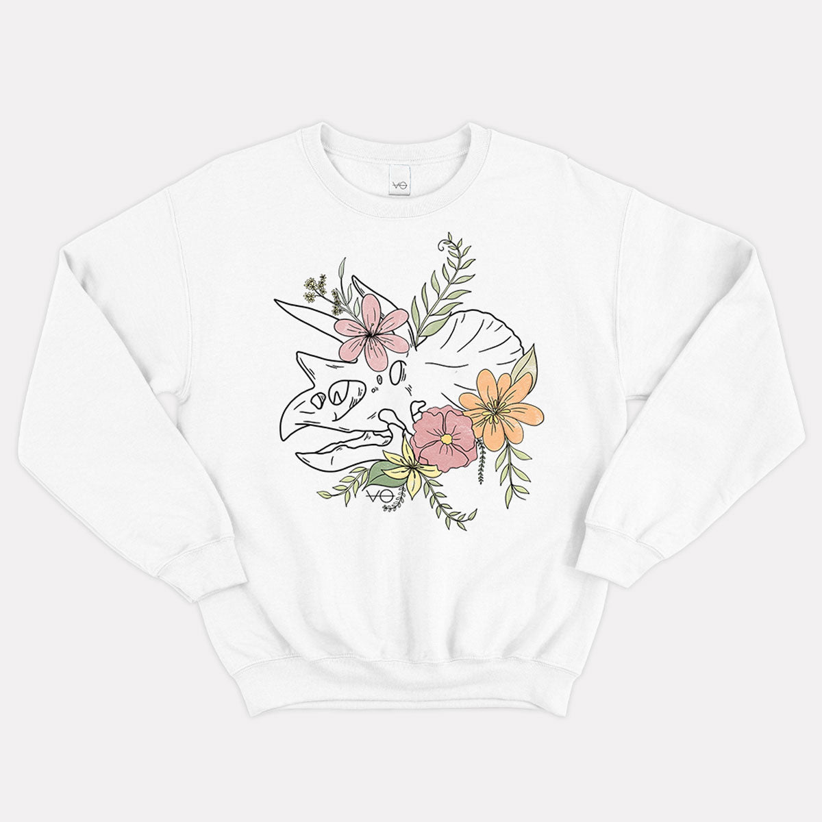 Botanatomy Triceratops Sweatshirt (Unisex)