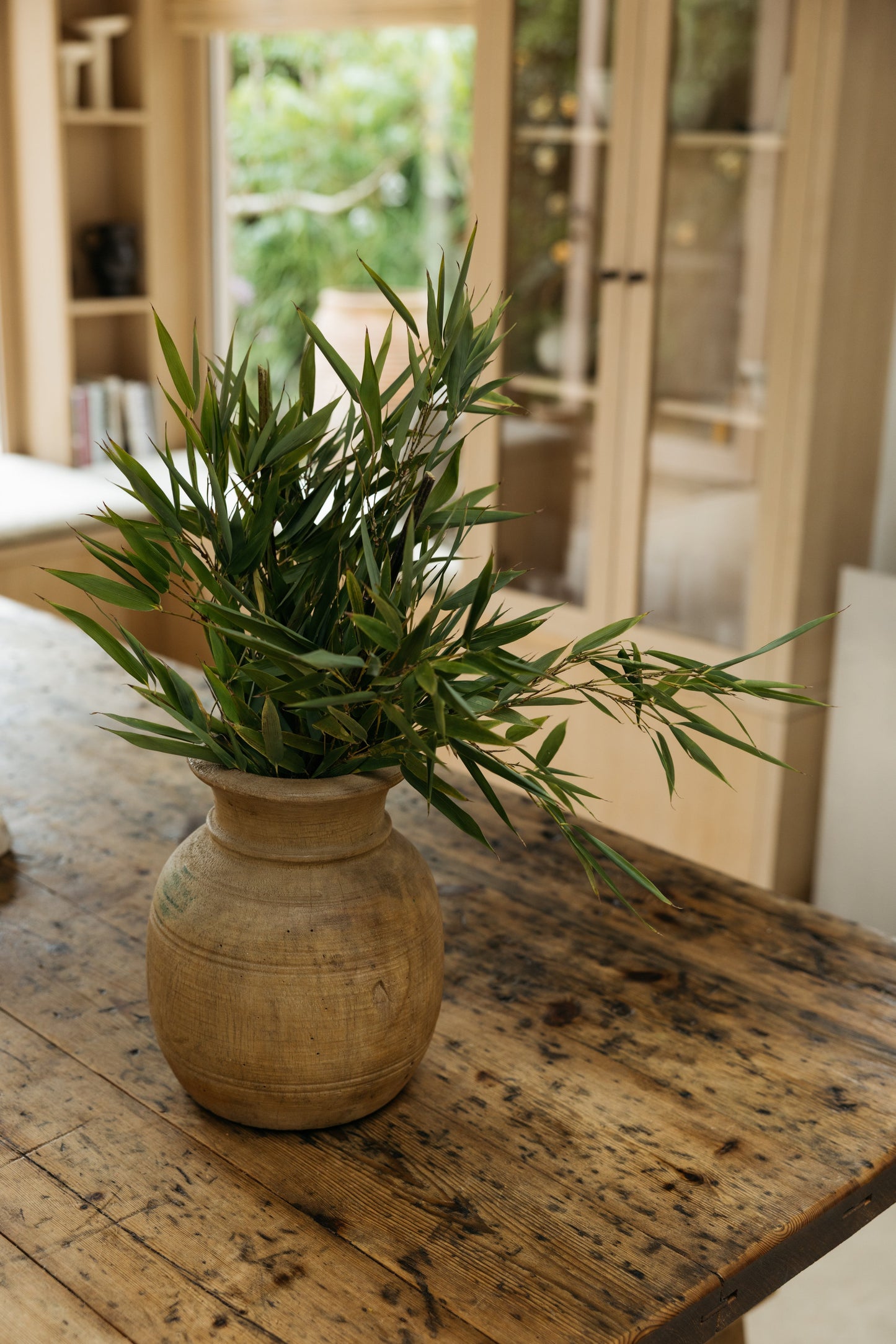 Vintage Teak Vase - 54.9