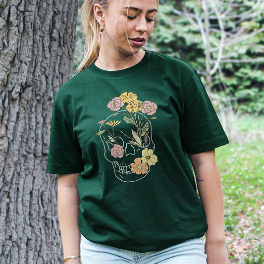 Botanatomy Skull T-Shirt (Unisex)