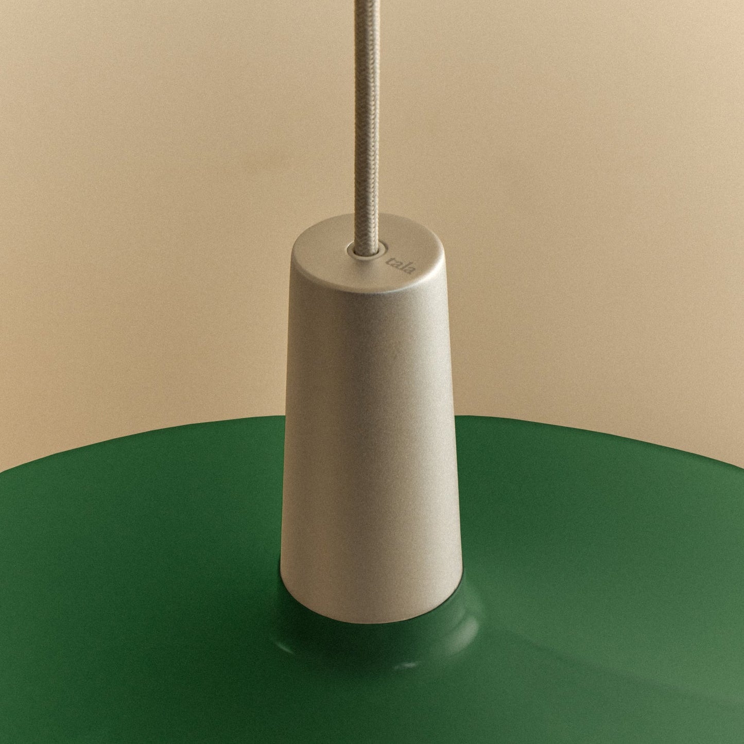 Bower Pendant Light Large in Dark Green