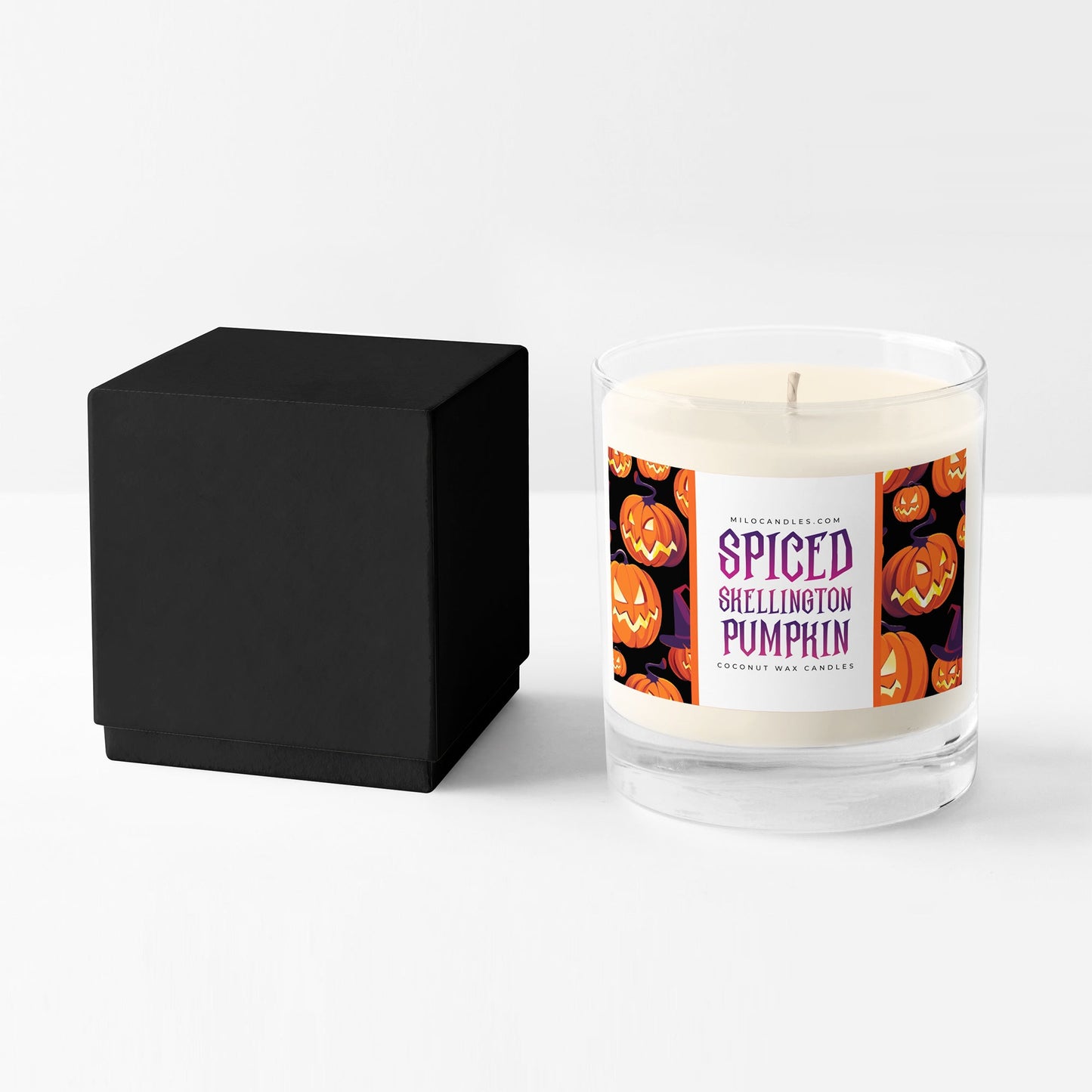 Spiced Skellington Pumpkin | Premium Coconut Wax Candle