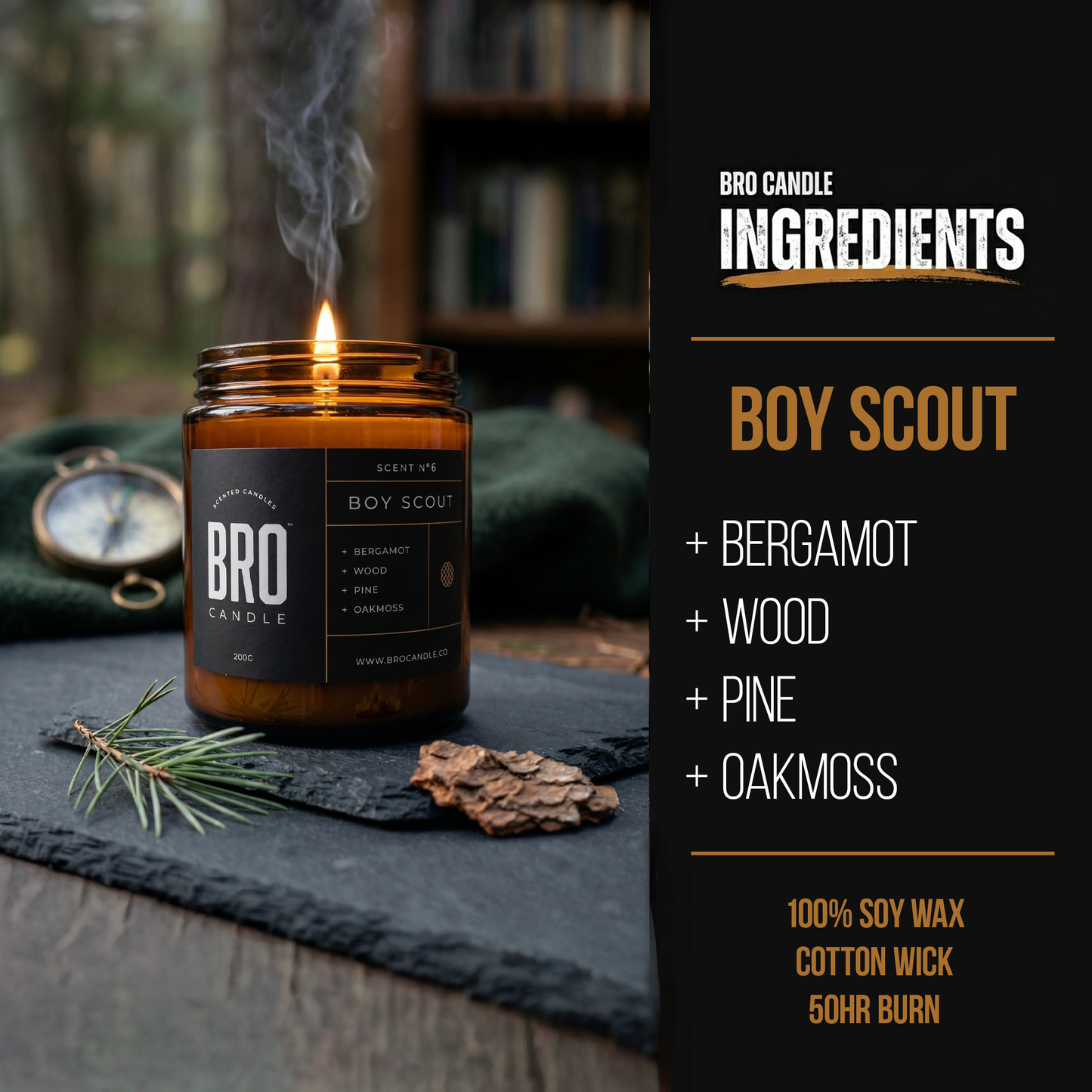 The Boy Scout Candle