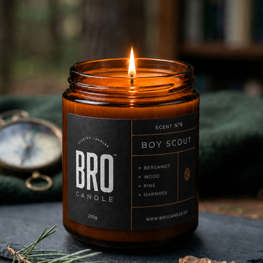 The Boy Scout Candle