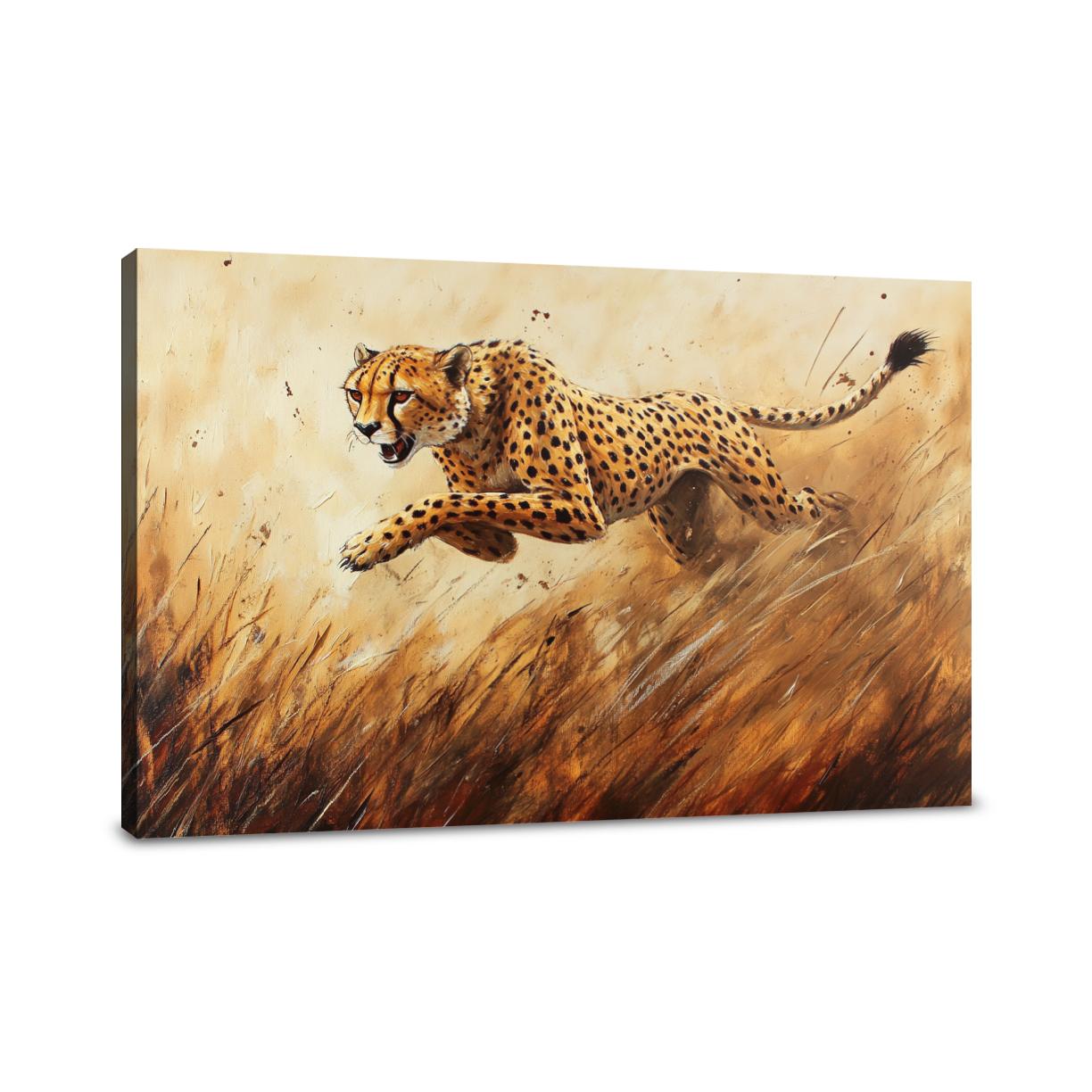 Cheetah's Pursuit Canvas