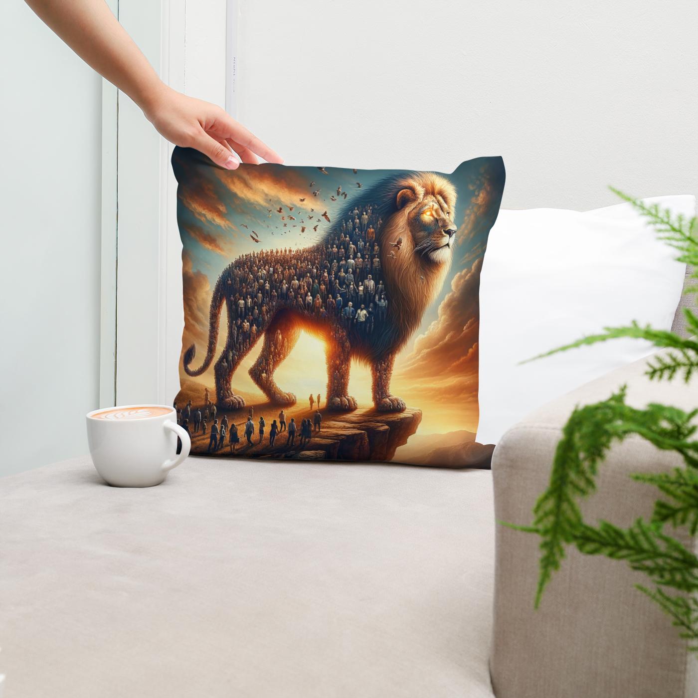 Lion's United Loyalty Cotton Cushion