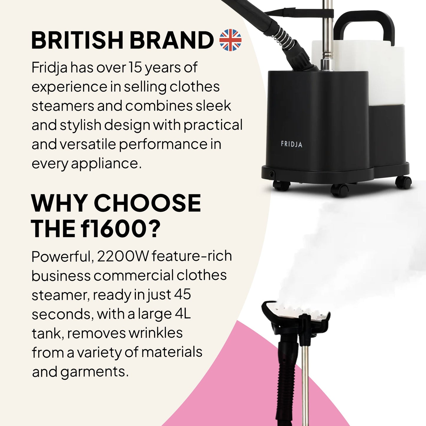 f1600 Commercial Clothes Steamer