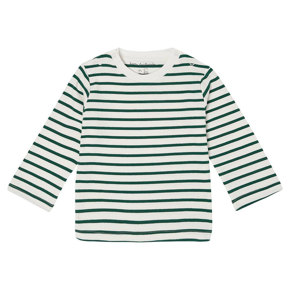 Green Breton Stripe Top